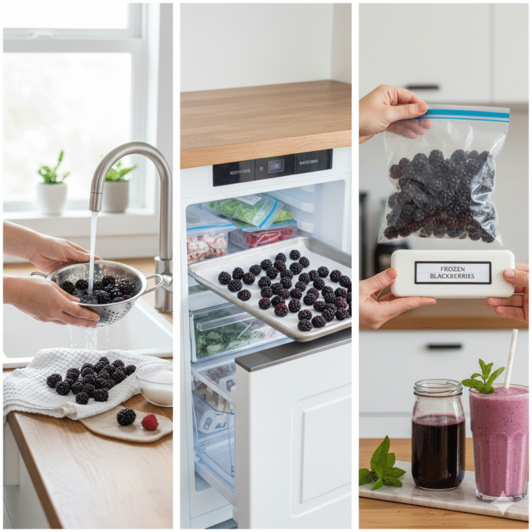 تعرفي على الطريقة الصحيحة لتخزين التوت الأسود والحفاظ على نكهته ولونه لفترة طويلة، بخطوات سهلة تضمن لكِ فاكهة طازجة ولذيذة في كل موسم.