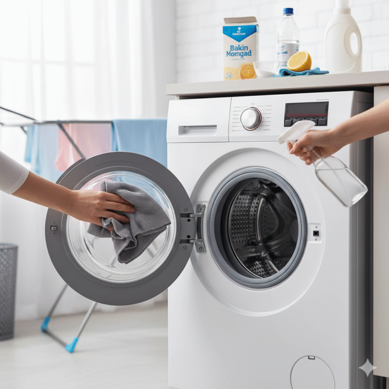 إزالة الروائح الكريهة من الغسالة بطرق عملية وسهلة، تعلم أفضل الحيل المنزلية لتنظيف الغسالة والحفاظ على الملابس برائحة منعشة.