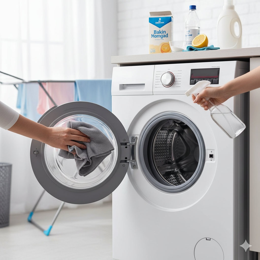 إزالة الروائح الكريهة من الغسالة بطرق عملية وسهلة، تعلم أفضل الحيل المنزلية لتنظيف الغسالة والحفاظ على الملابس برائحة منعشة.