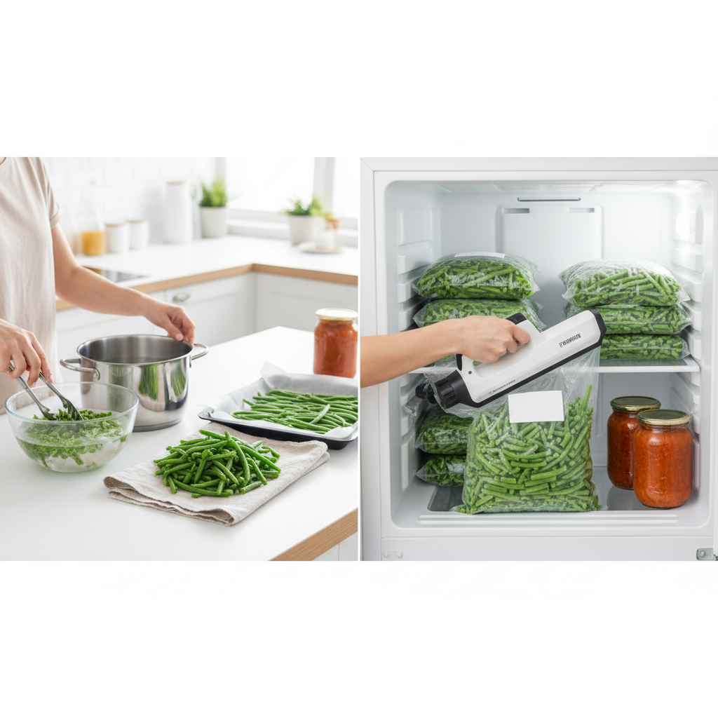 تعرفي على أفضل طرق تخزين الفاصوليا الخضراء في الفريزر دون أن يتغير لونها أو تفقد قيمتها الغذائية، لتحصلي على طعم طازج طوال العام.