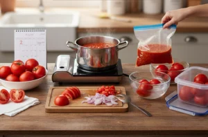 اكتشف 3 طرق سهلة وفعالة لتخزين الطماطم في الثلاجة والفريزر مع الحفاظ على طعمها ولونها الطازج لأطول فترة ممكنة.