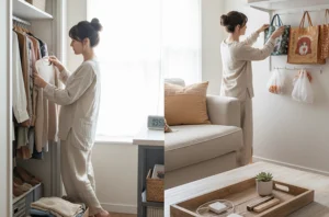 أسرار التدبير المنزلي تعلم أفضل 6 عادات يومية وأسبوعية للحفاظ على منزل مرتب ومنظم بسهولة. نصائح سريعة لتقليل الفوضى وزيادة راحتك.