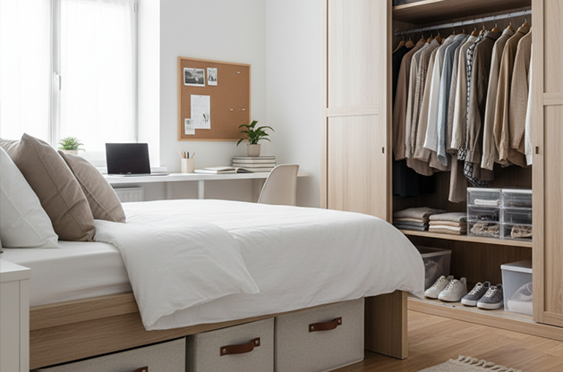 تريد الحفاظ على نظافة الغرفة دون تعب؟ إليك حل شامل ومفصل لـ تنظيم الغرفة بعمق، وتطبيق عادات سهلة لتبقى مرتبة دائمًا.