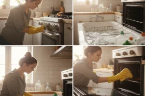 تخلص من الشحوم والبقع الصعبة! تعلم كيفية تنظيف الفرن بصودا الخبز والخل الأبيض بخطوات بسيطة وآمنة تماماً. احصل على فرن نظيف كأنه جديد الآن.