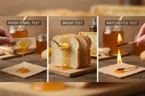 فحص نقاء العسل لم يعد صعبًا! اكتشف 3 طرق منزلية بسيطة وسريعة للتحقق من العسل النقي وتمييزه عن المغشوش وتجنب المنتجات الرديئة.