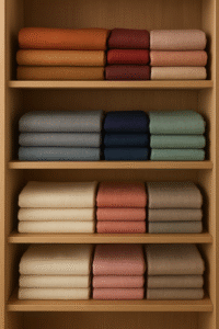 تنظيم الأوشحة والشالات أصبح سهلاً! اكتشف 3 طرق عملية للحفاظ على ترتيبها وسهولة الوصول إليها في خزانتك بكل سهولة.