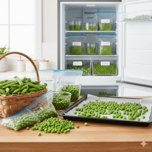 تعرف على أفضل طرق تخزين البازلاء للحفاظ على نكهتها وقيمتها الغذائية لفترة أطول، مع نصائح عملية وسهلة التطبيق.