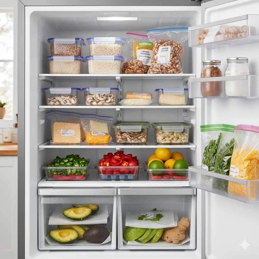 9 أطعمة يمكن تجميدها لن تخسرها أبدًا… احتفظ بها طازجة لأطول فترة.