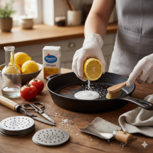 تعرف على 6 حيل ذهبية لإزالة الصدأ من الأواني المعدنية بسرعة وفعالية، مع نصائح عملية للحفاظ على أدواتك المنزلية.