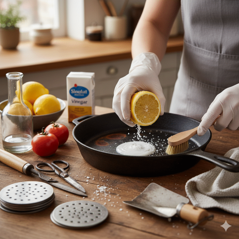 تعرف على 6 حيل ذهبية لإزالة الصدأ من الأواني المعدنية بسرعة وفعالية، مع نصائح عملية للحفاظ على أدواتك المنزلية.