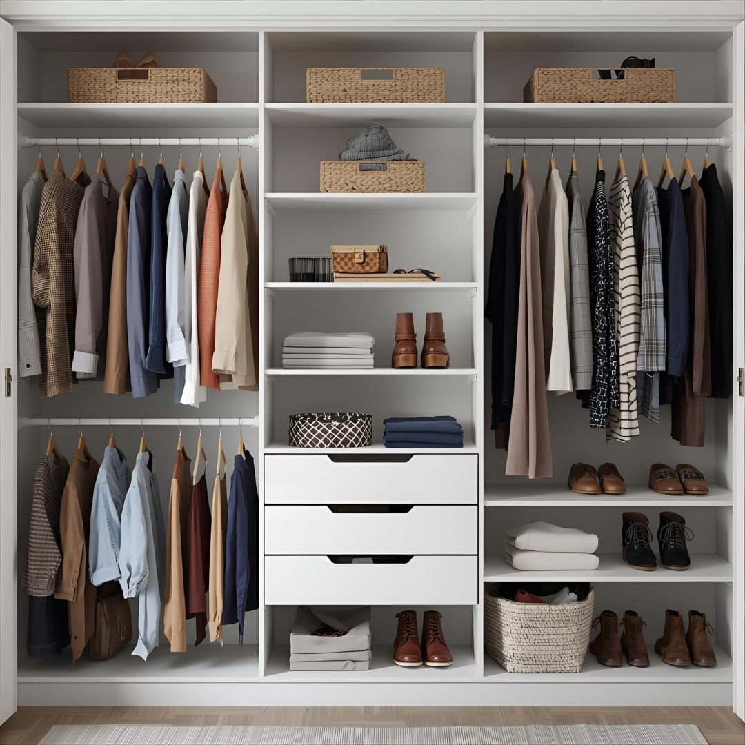 تنظيم خزانة الملابس بذكاء يمنحك أناقة دائمة ونظامًا عمليًا في كل صباح. اكتشف خطوات فعالة لتوفير المساحة وترتيب دولابك بسهولة.